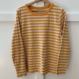 lands end striped shaped tee